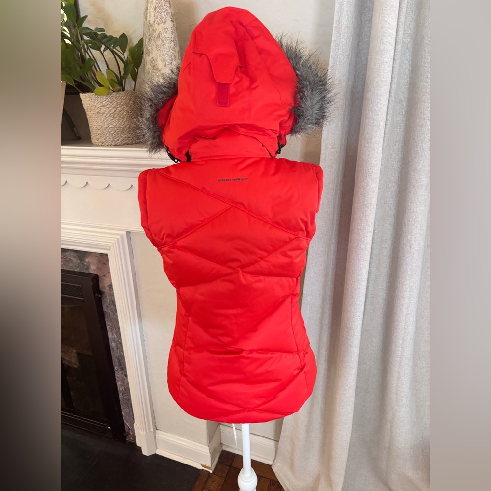 Columbia Omni-heat puffer vest with removable hood woman’s xs - Picture 5 of 10